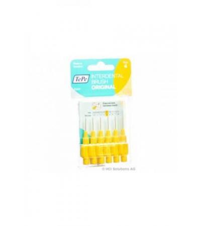 TEPE Interdental Brush 0.7mm gelb Blist 6 Stk