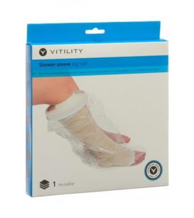 VITILITY Duschüberzug halbes Bein