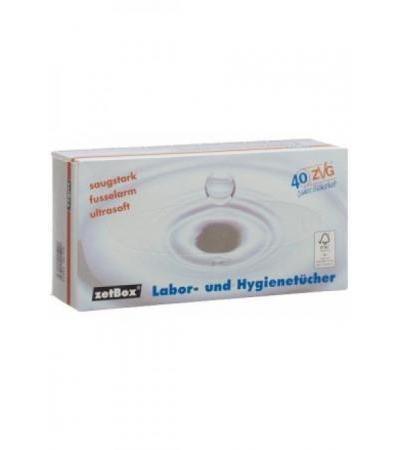 ZETBOX Labor- und Hygienetuch 21x22cm 150 Blatt