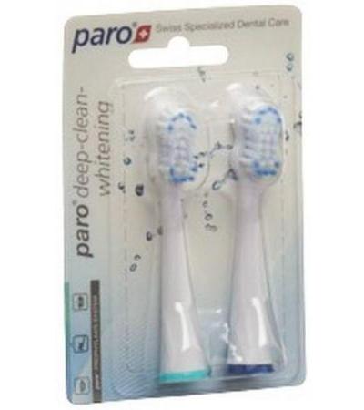 PARO DEEP CLEAN WHITENING ERSATZZAHNBÜRSTE SONIC 2 STK