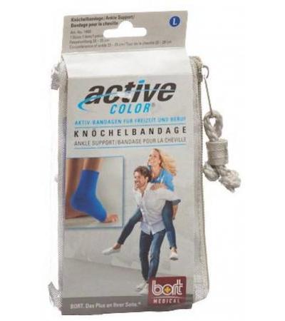 BORT ACTIVECOLOR KNÖCHELBANDAGE XL +25CM BLAU