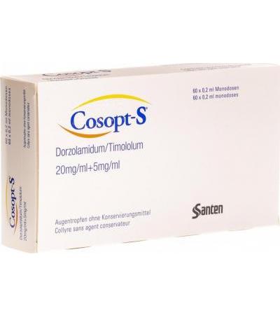 Косопт С глазные капли 60 монодоз 0.2 мл