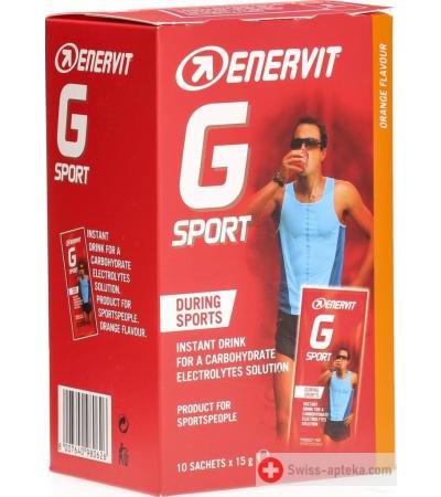 Enervit G Sport порошок Orange 10 пакетиков 15г