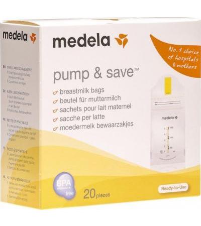 Medela Pump & Save Muttermilchbeutel 150мл 20 штук